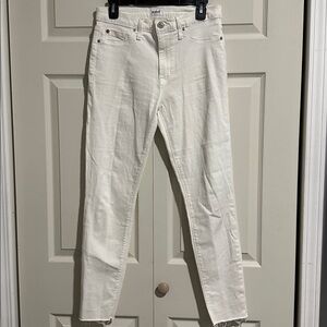 White Denim Hudson Jeans Size 28